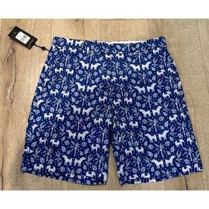Ralph Lauren Golf Stretch Sz 32 Shorts Elephants Print New With Tags West Indies